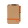 Набор канцелярский с блокнотом и ручкой "Masai", 70 л. нелинованных, оранжевый