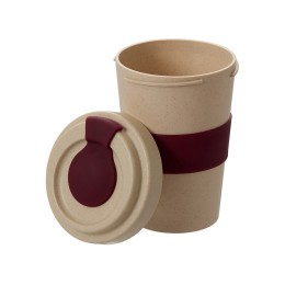 Стакан из пшеничного волокна «Flava», burgundy