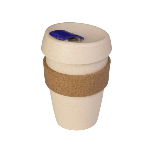 Стакан из пшеничного волокна с двойными стенками "Pino", синий