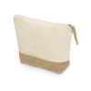 Косметичка "Jute" из хлопка и джута, натуральный