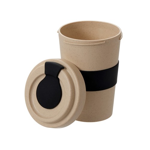 Стакан из пшеничного волокна «Flava», черный