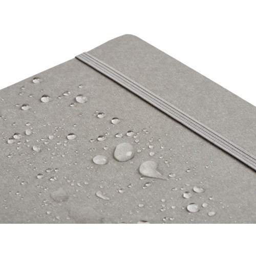 Блокнот из моющегося крафта и каменной бумаги А5 "Fleekstone", гибкая обложка, серый