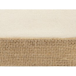 Косметичка "Jute" с ручкой из хлопка и джута, натуральный