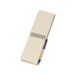 Набор канцелярский с блокнотом и ручкой "Masai", 70 л. нелинованных, синий