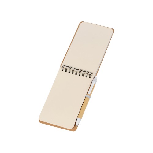 Набор канцелярский с блокнотом и ручкой "Masai", белый