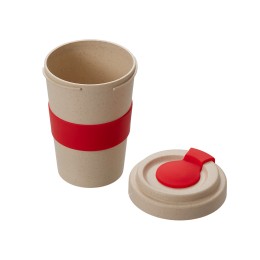 Стакан из пшеничного волокна «Flava», красный