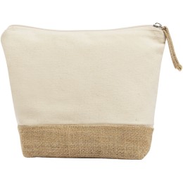 Косметичка "Jute" из хлопка и джута, натуральный