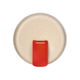 Стакан из пшеничного волокна с двойными стенками "Pino", красный