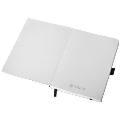 Блокнот из моющегося крафта и каменной бумаги А5 "Fleekstone", гибкая обложка, черный