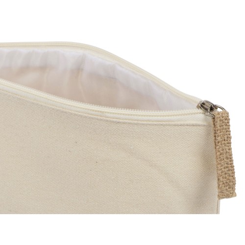Косметичка "Jute" из хлопка и джута, натуральный