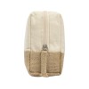 Косметичка "Jute" с ручкой из хлопка и джута, натуральный