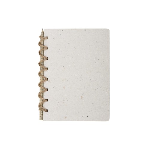 Живой блокнот с семенами цветов, А6, белый