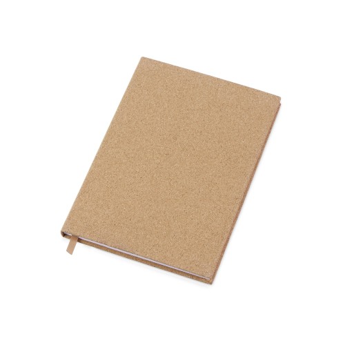 Блокнот из пробки А5 "Passiflora", твердая обложка, 80 листов 80 гр/м2 переработанной белой бумаги,