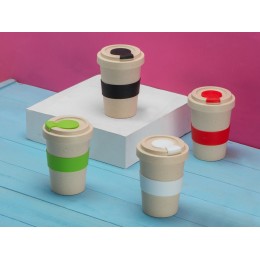 Стакан из пшеничного волокна «Flava», красный