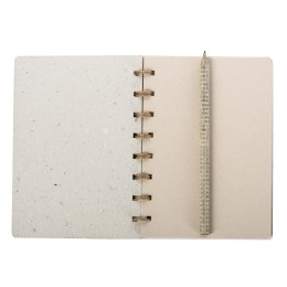 Живой блокнот с семенами цветов, А6, белый