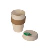 Стакан из пшеничного волокна с двойными стенками "Pino", зеленый