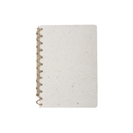 Живой блокнот А5 с бумажным карандашом и семенами цветов микс, белый