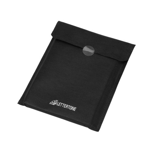 Блокнот из моющегося крафта и каменной бумаги А5 "Fleekstone", гибкая обложка, черный