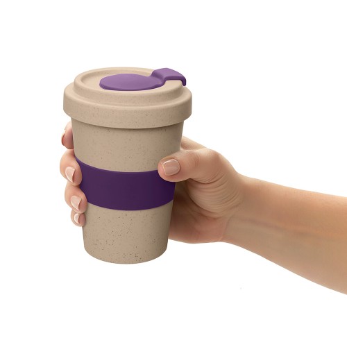 Стакан из пшеничного волокна «Flava», фиолетовый 2603C