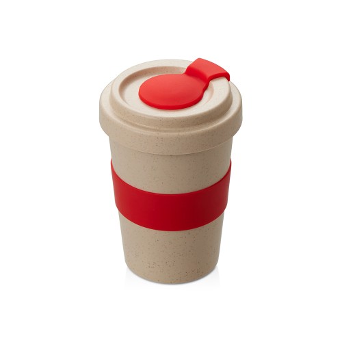 Стакан из пшеничного волокна «Flava», красный