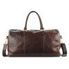Сумка дорожная Mano "Don Leon", натуральная кожа в коричневом цвете, 50 х 27 х 24 см