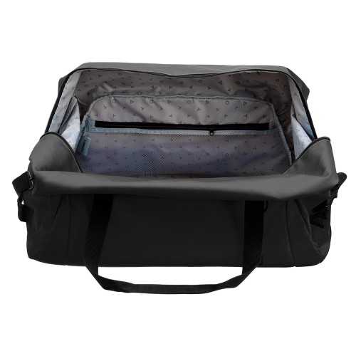 Сумка дорожная TORBER РИТМ, чёрная, полиэстер 900D с PU покрытием, 65 х 37 х 34 см