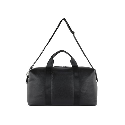 Сумка дорожная BUGATTI ЭЛЬЗА | ELSA, чёрная, воловья кожа/полиэстер, 47х22х24/30 см