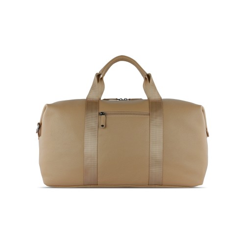 Сумка дорожная BUGATTI ЭЛЬЗА | ELSA, песочного цвета, воловья кожа/полиэстер, 47х22х24/30 см