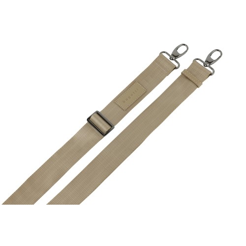 Сумка дорожная BUGATTI ЭЛЬЗА | ELSA, песочного цвета, воловья кожа/полиэстер, 47х22х24/30 см