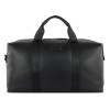 Сумка дорожная BUGATTI ЭЛЬЗА | ELSA, чёрная, воловья кожа/полиэстер, 47х22х24/30 см