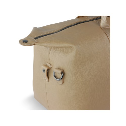 Сумка дорожная BUGATTI ЭЛЬЗА | ELSA, песочного цвета, воловья кожа/полиэстер, 47х22х24/30 см