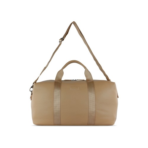 Сумка дорожная BUGATTI ЭЛЬЗА | ELSA, песочного цвета, воловья кожа/полиэстер, 47х22х24/30 см