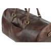 Сумка дорожная Mano "Don Leon", натуральная кожа в коричневом цвете, 50 х 27 х 24 см
