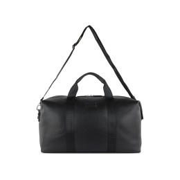 Сумка дорожная BUGATTI ЭЛЬЗА | ELSA, чёрная, воловья кожа/полиэстер, 47х22х24/30 см