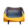 Сумка дорожная TORBER РИТМ, желтая, полиэстер 900D с PU покрытием, 65 х 37 х 34 см