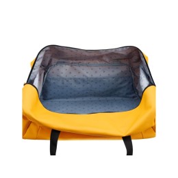 Сумка дорожная TORBER РИТМ, желтая, полиэстер 900D с PU покрытием, 65 х 37 х 34 см