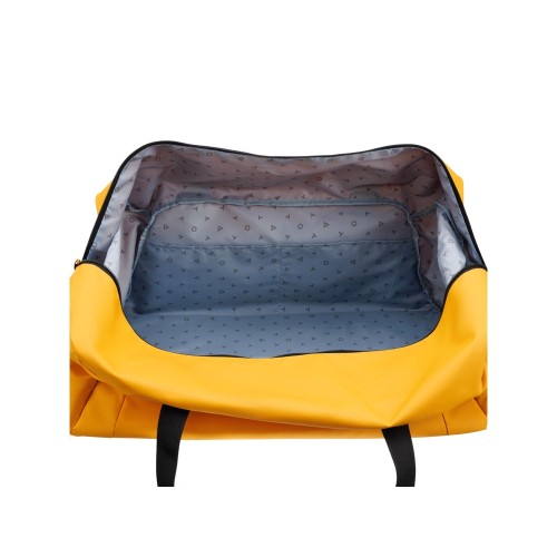 Сумка дорожная TORBER РИТМ, желтая, полиэстер 900D с PU покрытием, 65 х 37 х 34 см