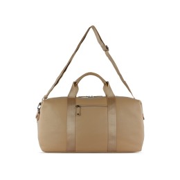 Сумка дорожная BUGATTI ЭЛЬЗА | ELSA, песочного цвета, воловья кожа/полиэстер, 47х22х24/30 см