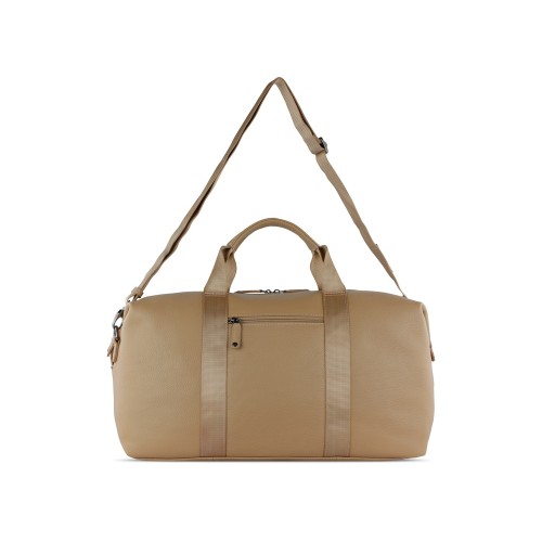 Сумка дорожная BUGATTI ЭЛЬЗА | ELSA, песочного цвета, воловья кожа/полиэстер, 47х22х24/30 см