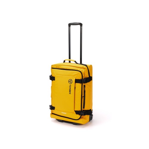 Сумка на колесах TORBER РИТМ, желтый, полиэстер 900D с PU покрытием, 60 х 38 х 25,5 см, 57 л