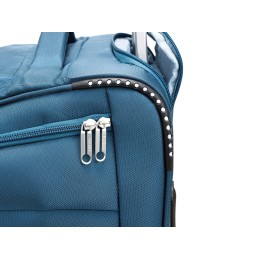 Сумка на колесах TORBER ВИВИ, синий, полиэстер, 69 х 30 х 32 см, 56 л