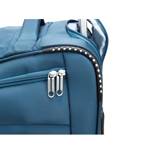 Сумка на колесах TORBER ВИВИ, синий, полиэстер, 69 х 30 х 32 см, 56 л