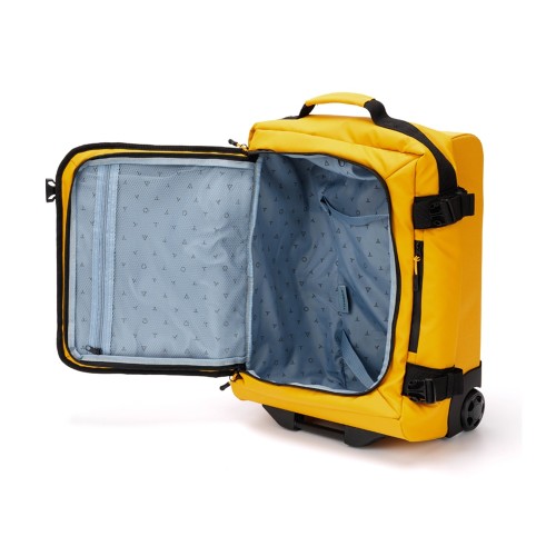 Сумка на колесах TORBER РИТМ, желтый, полиэстер 900D с PU покрытием, 47 х 34 х 21,5 см, 32 л