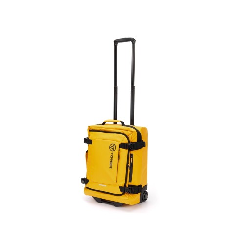Сумка на колесах TORBER РИТМ, желтый, полиэстер 900D с PU покрытием, 47 х 34 х 21,5 см, 32 л