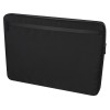 Чехол Rise для ноутбука с диагональю экрана 15,6 дюйма, изготовленный из переработанных материалов согласно стандарту GRS - сплошной черный