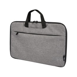 Эко- чехол для ноутбука «Libra» 2 в 1 из переработанного пластика, серый яркий
