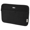 Чехол для 14-дюймового ноутбука Joey объемом 2 л из брезента, переработанного по стандарту GRS, черный