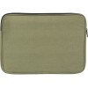 Чехол для 14-дюймового ноутбука Joey объемом 2 л из брезента, переработанного по стандарту GRS, оливковый