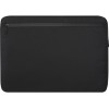 Чехол Rise для ноутбука с диагональю экрана 15,6 дюйма, изготовленный из переработанных материалов согласно стандарту GRS - сплошной черный