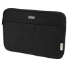 Чехол для 14-дюймового ноутбука Joey объемом 2 л из брезента, переработанного по стандарту GRS, черный